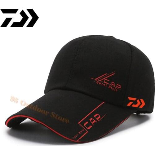 2021 The New Daiwa Brand Fishing Hat Summer Outdoor Mountaineering Hat Anti-UV Cap Windproof Sports Sun Hat DAIWA Brand Fishing