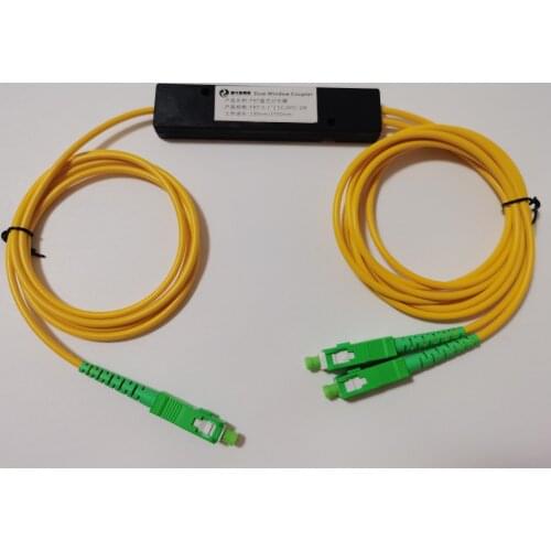 5 pcs SC/APC 1x2 PLC Fiber optical Splitter Mini Module SC/APC FTTH Fibre Splitter SC Single Mode optic splitter box