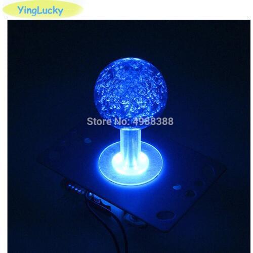 Arcade joystick 12V LED joystick Colorful lights Illuminated joystick For Arcade game fishing machine