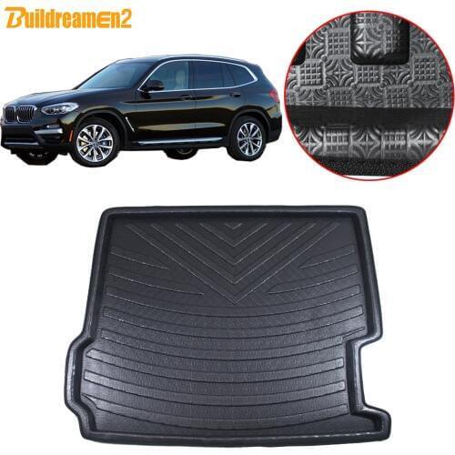 Buildreamen2 Car Tail Trunk Mat Tray Boot Floor Liner Cargo Carpet Mud Pad For BMW X3 F25 2011 2012 2013 2014 2015 2016 2017