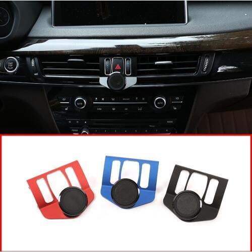 For BMW X5 X6 F15 F16 2014-2018 3 Colors Aluminum alloy Mobile Phone Holder avigation Bracket Car Accessories Interior