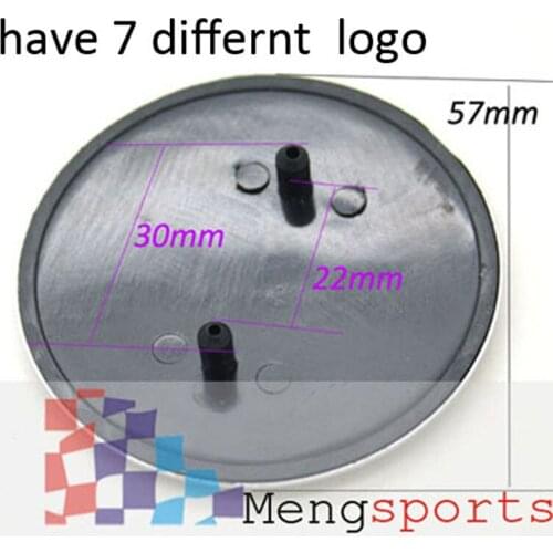 20pcs Bonnet Front ABS Alloy 57mm Emblem Car Styling Badges with 2 Pins Shipping Free
