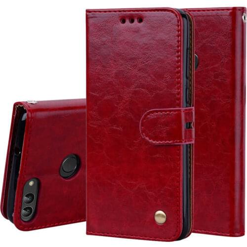 For Huawei P Smart PSmart FIG-LX1 FIG-L21 FIG L21 LX1 Wallet PU Leather Flip Cover Case For Huawei P Smart Case 5.65 inch Funda