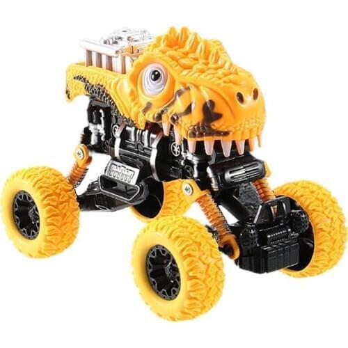 Pull Back Car Toys Mobile Vehicle Model Dinosaur Design Educational Toy Fall-resistant Model Gift for Toddlers Toys for Children