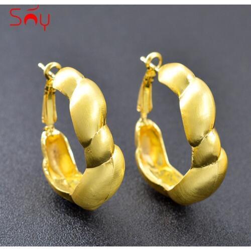 Sunny Jewelry Classic Jewelry Findings Big Hoop Earrings For Women High Quality Jewelry Hot Selling Earrings For Party Wedding