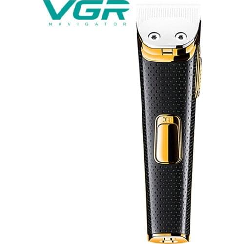 VGR V022 0 Cutter Head Hair Clipper Adjustable Ruler Engraving Scissors Body Washable USB Rechargable Noise Reduction V-022