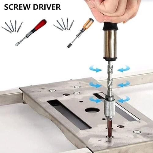 5 in 1 Push Pull Ratchet Screwdriver set Multi Tool Press Type Semi-automatic Rotating Screwdriver Socket Screw Driver Kit