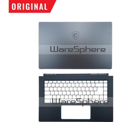 New Original LCD Back Cover Palmrest Bottom Base for MSI PS63 Modern 3076S1A411 3076S1C414 3076S1D413 Upper Case 15.6