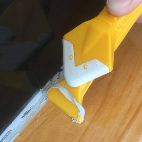NEW creative 2Pc 3In1 Silicone Remover Caulk Finisher Sealant Smooth Scraper Grout Kit Tools kitchen gadgets and accessories