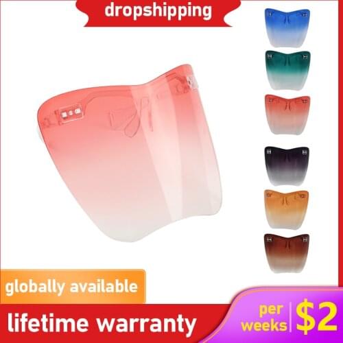 Oversized Lens Glasses Transparent Protective Mask Face Shield Motorcycle Equipments Face Shiel Fashion Kitchen accessories