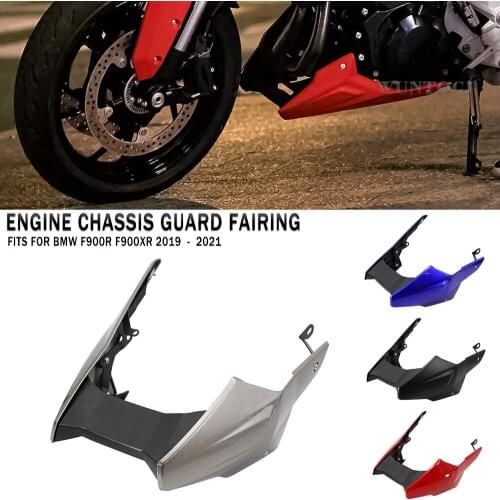 Fits For BMW F900R F900XR 2019 - 2021 Motorcycle Engine Spoiler Fairing ABS Engine Chassis Guard Exhaust Hood Protective Cover
