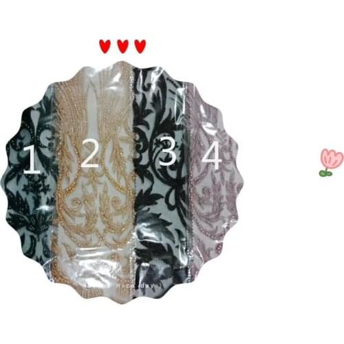 Latest styles BZL-71314 French fashion wedding fabric luxury Tulle Lace with beads for Wedding Dress