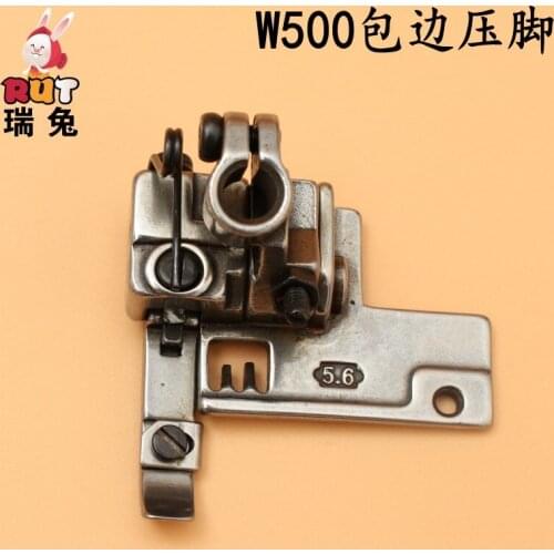 For Pegasus W500 Hemming 257321a56 Interlock Sewing Machine Three Needles 5.6 Cams Presser Foot