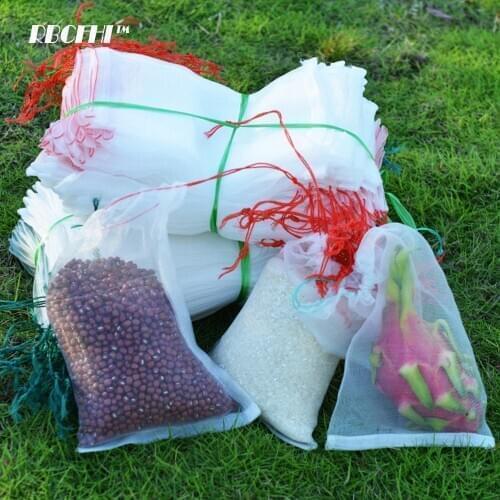 RBCFHI Nylon Grow Bag for Fruit Trees Protection Covers Net Mesh Garden Netting Anti Insert Vegetables Breeding Bag Pest Control
