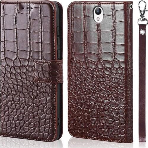 DOREXLON Retro Snake Skin Wallet Flip Case for Lenovo Vibe S1 S1a40 S1c50 Crocodile Texture PU Leather Phone Case Cover