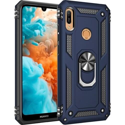 Luxury Armor Shockproof Case For Huawei Honor 8A JAT-LX1 Y6 2019 Y7 Prime Pro MRD-LX1F DUB-LX1 Silicone Bumper Hard Back Cover