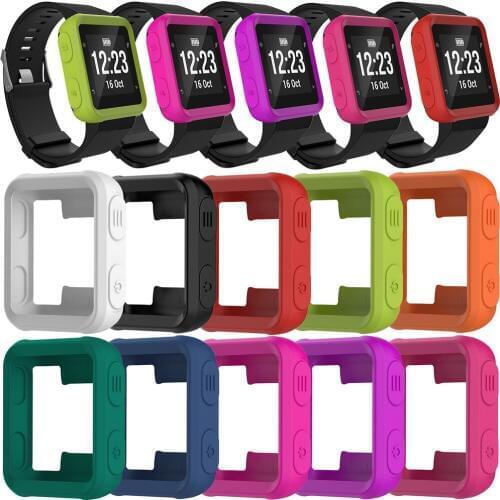 Silicone Ultra-Slim Protective Case for Garmin Forerunner 35 Approach S20 Sports Watch Cases Skin Cover