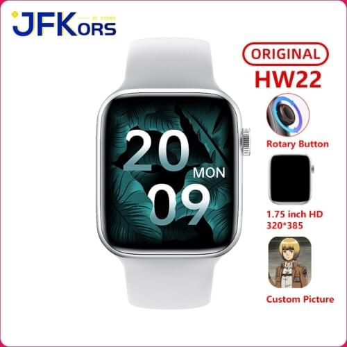 Smart Watch HW22 Women 2021 Bluetooth Call Heart Rate Play music Password Lock Men reloj PK iwo w46 amazfit bip s hw16 G65L
