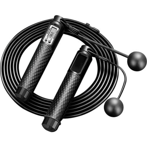 Smart Jump Rope With Digital Counter Calorie Count Cordless Skipping Rope Fitness For Weight Loss Home Exercise Workout
