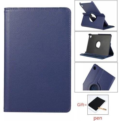 360 Degree Rotating Leather Smart Sleep Awake Case Cover for Huawei Matepad T8 8.0 inch KOB2-L09/W09 Case Stand Funda + film