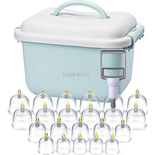 Vacuum Cupping body Massager Suction Cups Jar Set Plastic Vacuum Suction Therapy Cupping Set Cans for Massage