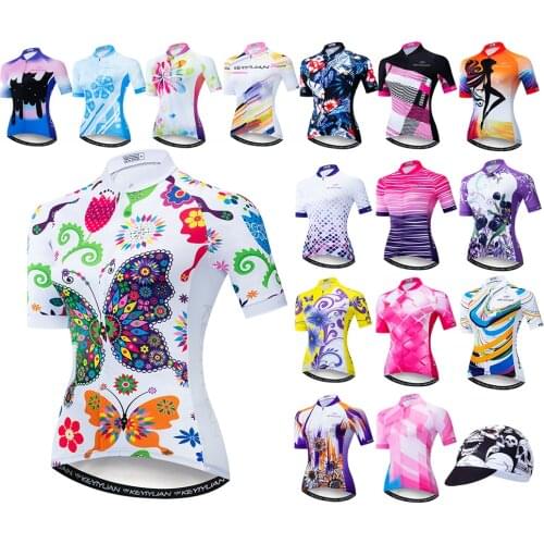 Weimostar Bike Jersey Women Cycling Jersey Clothing 2021 Summer Short Sleeve MTB Biking Shirts Top Riding Cycling Clothing