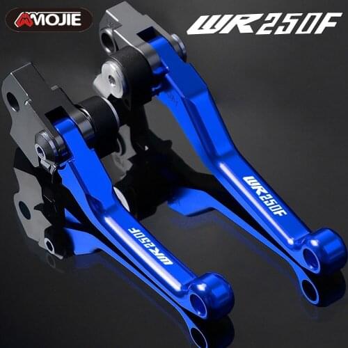 WR250 F LOGO Pivot Motocross Dirt Bike High Quality CNC Aluminum Handle Brake Clutch Lever FOR YAMAHA WR250F 2016 2017 2018 2019
