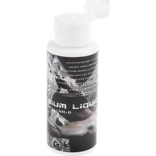 1 Bottle 100ml Liquid Chalk Sports Magnesium Powder Fitness Weight Lifting Anti Slip Cream E56D
