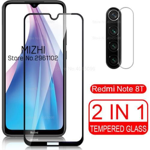 2 in 1 tempered glass for xiaomi redmi note 8 pro 8t 8a camera lens screen protector on xiomi redmi note8pro note8t 8 a t film