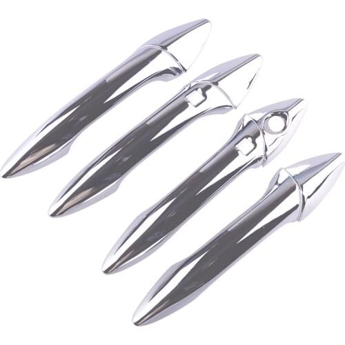 8pcs/Set Car Exterior Chrome Smart Door Handle Cover Trim Fit for Hyundai Elantra Sedan Avante 2016 2015 2014 2013 2012