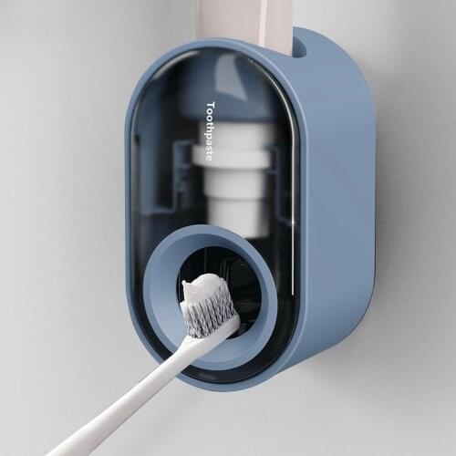 Automatic Toothpaste Squeezer Wall Mount Toothpaste Dispenser Household Toothbrush Toothpaste Rack Washbasin Storage Rack