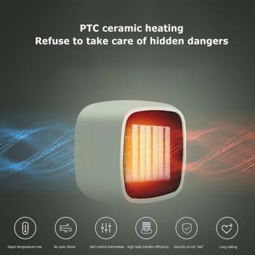 450W/800W Mini Electric Heater With Negative Ions Purifying Air Low Noise Power Saving Warm Heating Winter Heaters