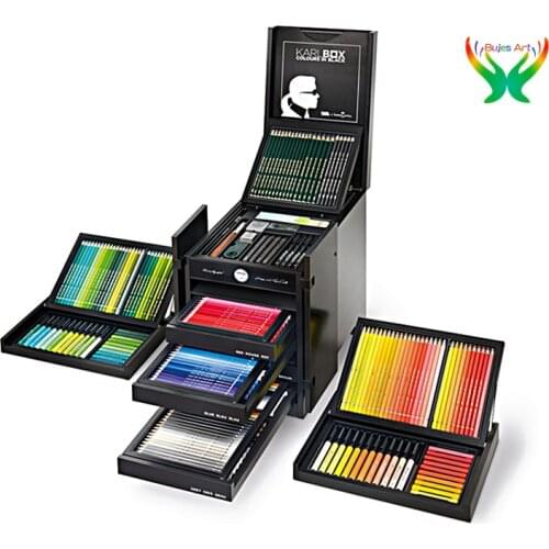 Faber-Castell 555th Anniversary Galeries Lafayette Limited Set, Water Soluble Coloured Lead, KARLBOX Sketch,birthday gift