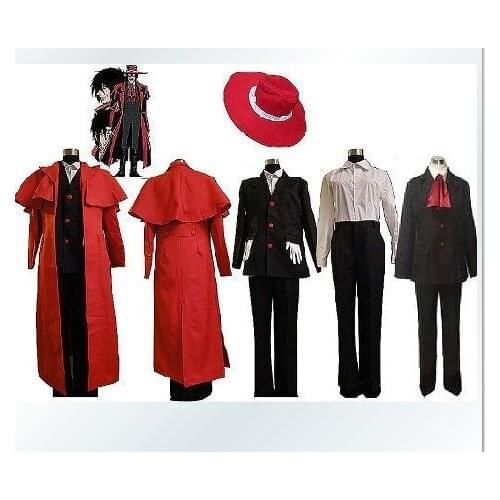 Hellsing Alucard Cosplay Costume Set Vampire Hunter Made Any Size
