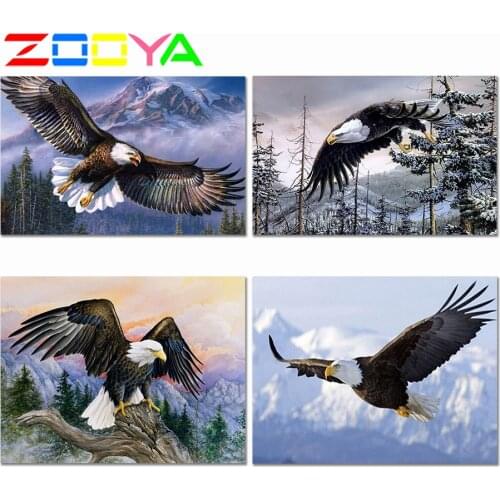 3D Crystal Animal Diamond Paintings Embroidery Eagle 5D Finished Mosaic Diamond Photos Eagle Diamond Paintings Of Flying Er023