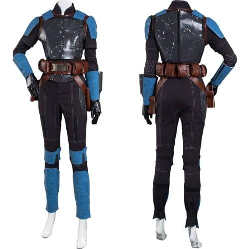 Anime S2 Bo-Katan Kryze Cosplay Costume Jumpsuit Outfits Halloween Carnival Suit