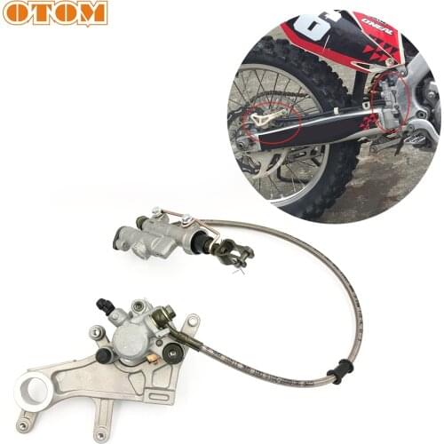 OTOM Motocycle Rear Brake Pump Assembly Repair Callipers Bracket For HONDA CR125R CR250R CRF250/450R CRF250X CRF450X Motocross