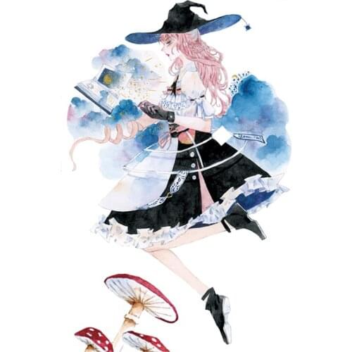 Fairy Magic Witch Washi Tapes Bullet Journal Masking Tape Adhesive Tape DIY Scrapbooking Washi Stickers