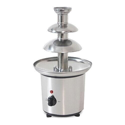 Mini Chocolate Fountain Three Layers Creative Chocolate Melt With Heating Fondue Machine