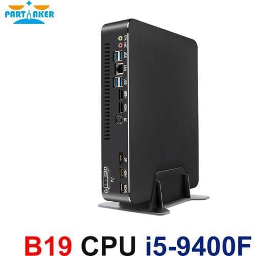 9Th Gen Gaming PC Intel Core i5 9400F GTX 1050Ti GTX 1650 Win10 Pro Barebone Nettop Linux Desktop HDMI DP DVI Computer i5 PC