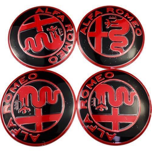 Car Wheel Covers Sticker Center Rim Hubcaps Decal Alfa Romeo Series Logo Emblem for BMW E39 Peugeot 307 Mercedes W205 Audi A4