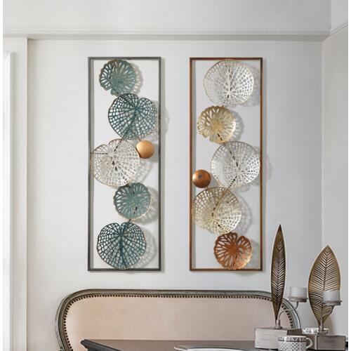 American Wrought Iron Crafts Wall Decoration Home Creative Wall Hanging Mural Ornaments Porch Bedroom Wall Accessories Art Decor