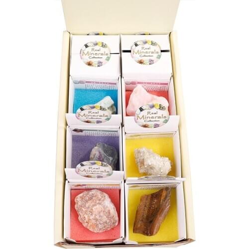 Natural Mix Ineral Crystals Ore Colorful Stone For Collection Specimen Mica Fluorite Mineral Crystals Decorations Collector