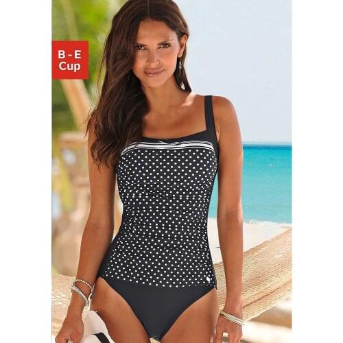 SEASHY 2021 New Dotted Swimwear One Piece Swimsuit Women Swimsuit Sport Bodysuit Beach Swimming Bathing Suit Backless Monokini
