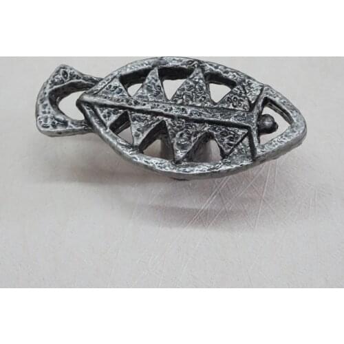 New arrival Antique Sliver Fish Bones Drawer Handles Kitchen Cabinet Door Pull Handle / Furniture Knob Hardware