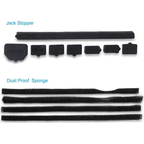 For PS4 Pro Dust Proof Cover Case Mesh Stopper Pack Kits for PS4 Pro Gaming Console 2-in-1 Dust Prevention Cover Dustproof Spong