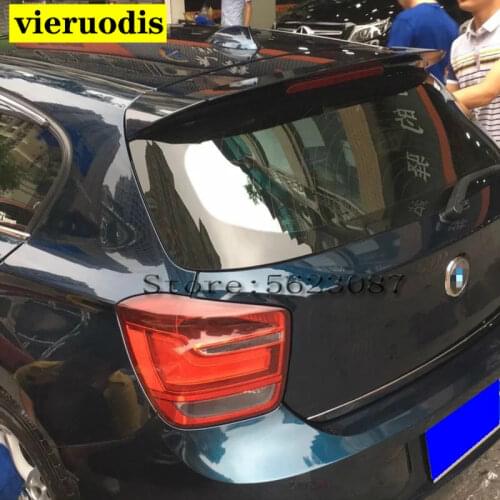 For BMW F20 116 118 120 125 M135I spoiler High Quality ABS Material Car Rear Wing Primer Color spoiler for BMW F20 2012-2015