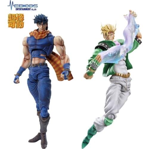 Medicos Super Action Statue Joseph Joestar Caesar Anthonio Zeppeli Jojo Bizarre Adventure Anime Figure Collection Model Toys