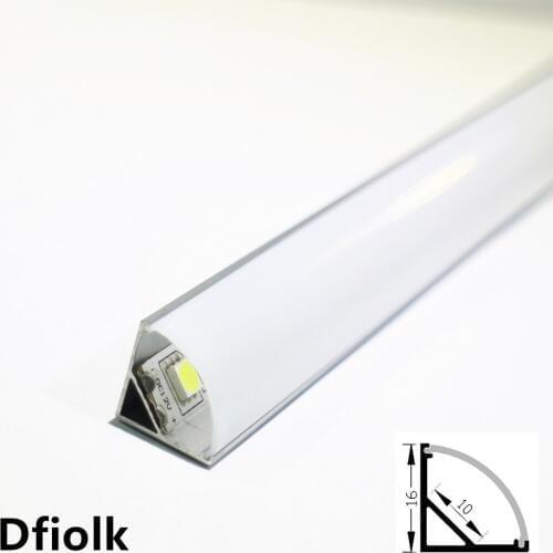 DHL 1m led strip aluminum profile for 10mm pcb 5050 5630 led strip housing aluminum channel with cover end cap and clips