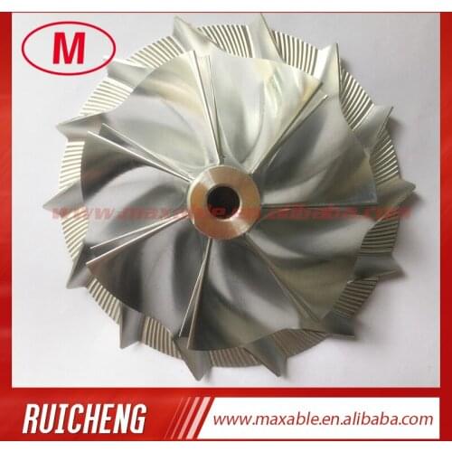 T04S 8635R P00767 62.30/86.15mm 7+7 blades high performance turbo billet/milling/aluminum 2618 compressor wheel for racing